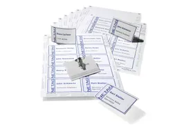 Badgesets met combiklem 90x54mm