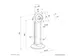 Neomounts DS15-632BL1 Tablet standard bureau - 75° kantelbaar - 90°