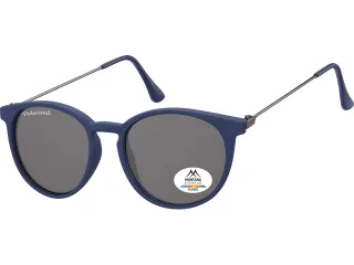 Zonnebril Montana smoke gepolariseerd rond glas en metalen pootje bl - 1