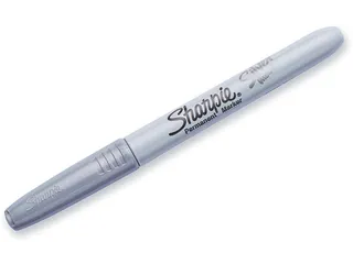 Permanente Marker Metallic, Fijne Punt, Zilver - 1