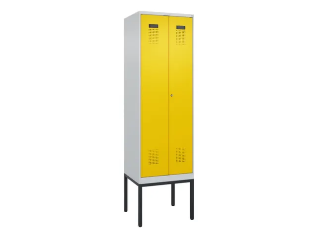 locker voor scheiding van kleding,HxBxD 2120x600x500mm,2vak