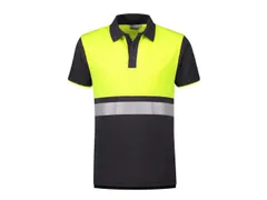 Polo Santino Hamburg, gris/jaune, taille 5XL, la piece