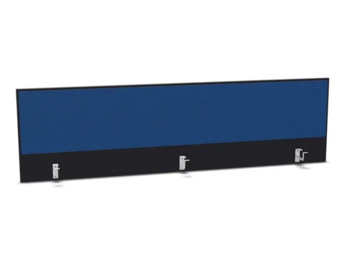 opzetpaneel bureau aanbouw achter B 2000mm CC-zwart BN6016-blauw