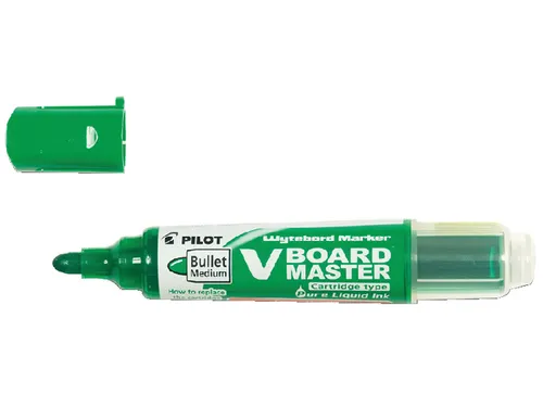 Whiteboardmarker Pilot V-Board Master Begreen Rond Medium Punt Groen
