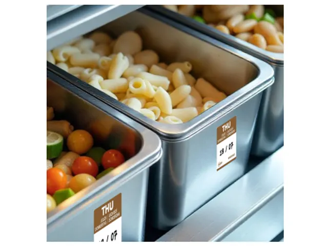 Etiket Avery HACCP donderdag bruin 40x56mm 500 stuks