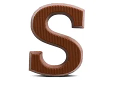 Chocoladeletter van Dijk melk S 40 gram