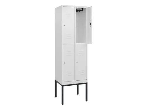 dubbeldekse locker,HxBxD 2120x600x500mm,2x2vak.,vak B 300mm