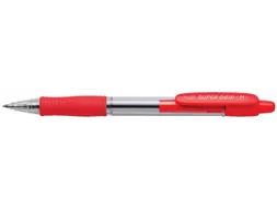 Balpen Pilot Super Grip Medium Rood