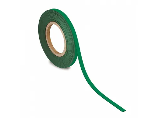 Magneetband Groen beschrijf wisbaar 10mx10mmx1mm