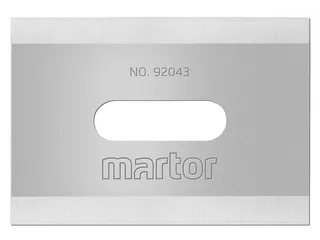 Reservemes Martor rechthoekig nr. 92043 10 stuks - 2