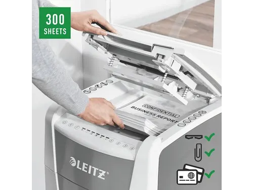 Papiervernietiger Leitz IQ Auto+ Office 300 P-4 snippers 4x28mm