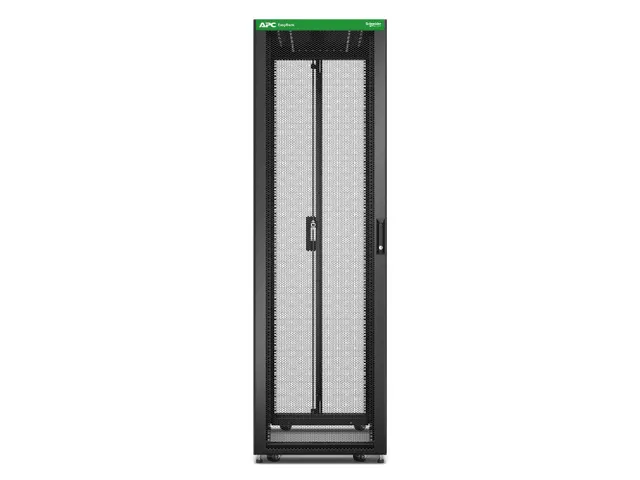 Baie EasyRack 600mm/48U/1200mm avec toit, panneau latéral, roulettes,