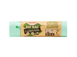 Biozakken voor GFT 16 micron 20L groen 45x45cm composteerbaar 8st. - 2