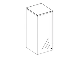 opzetkast v. kast met openslaande deuren Bl-wit 740x800x445mm