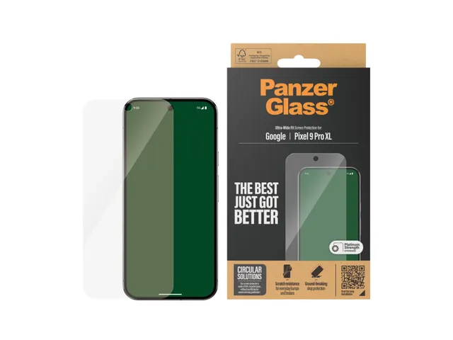 PanzerGlass Screen Protector Google Pixel 9 Pro XL | Ultra-Wide Fit