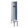 locker met bank,HxBxD 2120x300x815mm,1vak,vak B 300mm,draaigrendel
