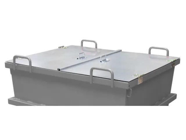 Couvercle Rabattable Pour Benne Universelle 2Parties Galvanisé