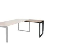 Domino Plus Aanbouw Hoogte Verstelbaar 800x600mm Hav/Kers 25mm Zwart