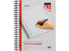 Collegeblok Quantore A4 lijn 23-gaats 4 tabs 100vel 70 Gram