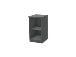 kantoorstelling,HxBxD 720x400x445mm,MS-donkergrijs - 2