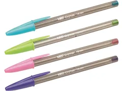 BIC Cristal fun Balpen 6+2 gratis Large 1.6mm assorti