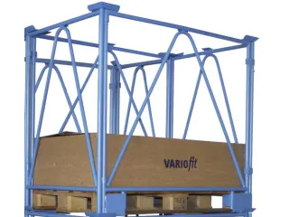 Stapelbeugel 800x1200mm Hoogte 1000mm Drievoudig Stapelbaar 2000kg - 2