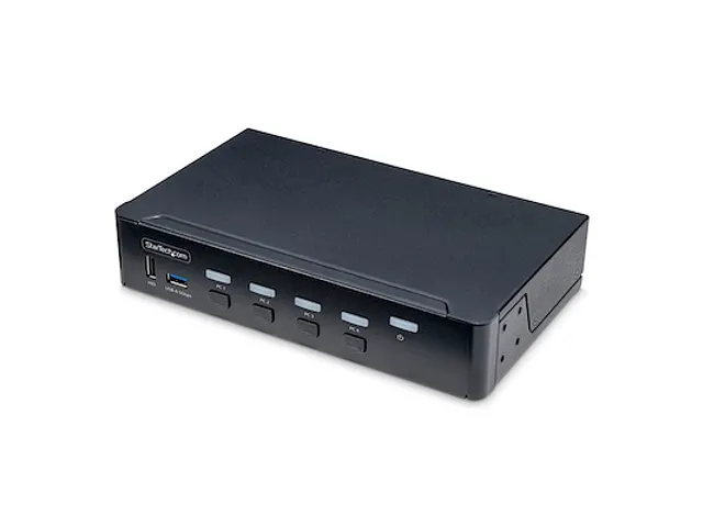 4-Port DisplayPort KVM Switch, Single 4K 60Hz Monitor