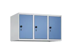 opzetkast,v. locker,3vak.,vak B 300mm,HxBxD 500x900x500mm,vleugeldeur
