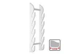 CaterChef Snijbladen standaard voor 5 bladen HDPE Wit wandmodel