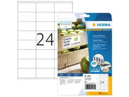 HERMA 10905 Power Etiketten A4 70x36mm Wit 600 stuks