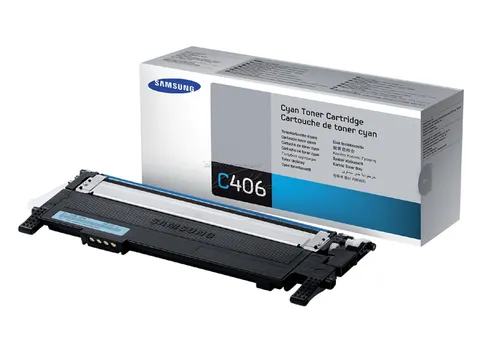 Tonercartridge Sam/hp CLT-C406S blauw