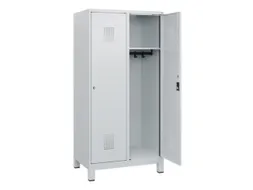 schoollocker,HxBxD 1630x800x500mm,2vak,vak B 400mm,cil.-slot,voeten