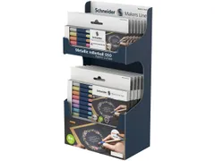 Metallic rollerball Schneider Paint-It 050 0.4mm 14 stuks display kart