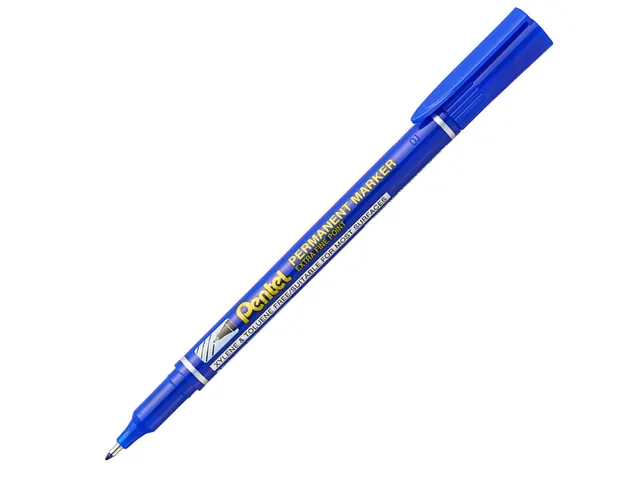 Marqueur permanent Pentel NF450-C pointe extra fine 1,2mm bleu