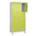 lockerkast,HxBxD 1950x900x500mm,3x3vakken,vak B 300mm,cil.-slot,voeten