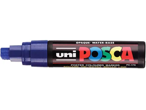 Uni POSCA marqueur peinture PC-17K, 8 mm, bleu foncé