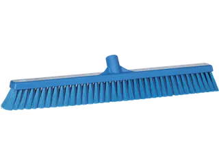 Zachte Brede Bezem Blauw 60cm - 1