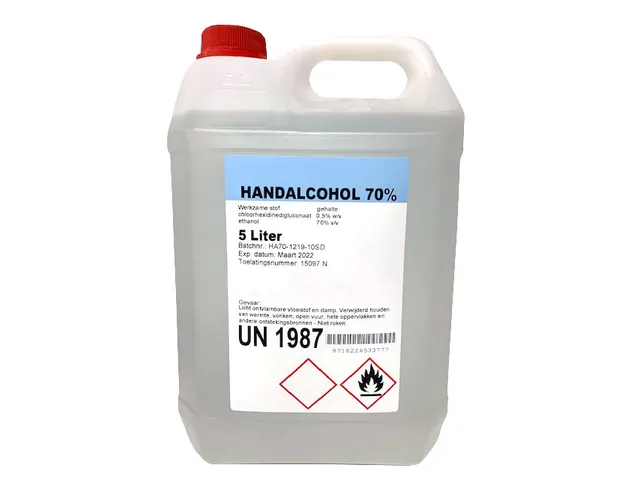 Handalcohol 5 liter can