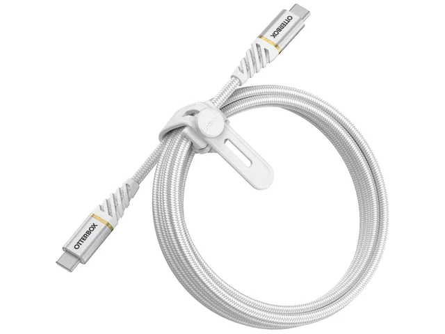 OtterBox Premium Datatransferkabel USB-C naar USB-C 2m wit