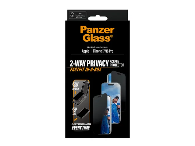 PanzerGlass Privacy Screen Protector iPhone 17 | iPhone 16 Pro | Ul
