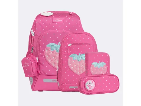 Schooltasset Beckmann Active Air FLX Strawberry 6-delig
