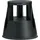 Rolkruk Comfort, uit kunststof, zwart