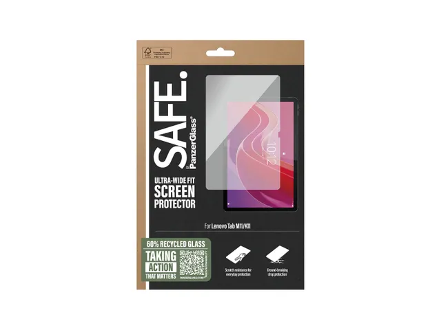 PanzerGlass SAFE. by Screen Protector Lenovo Tab M11 | K11 | Ultra-