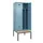 locker met bank,voor scheiding van kleding,HxBxD 2120x800x815mm,2vak