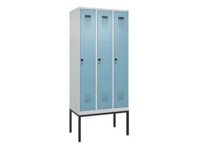 locker voor scheiding van kleding,HxBxD 2120x900x500mm,3vak