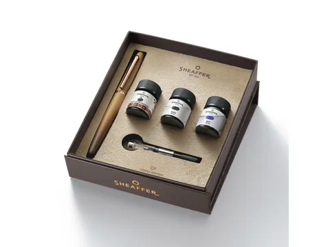Vulpen Giftset Sheaffer VFM F G9428 Coffee ed. Matt brown, 3x 10ml Skr
