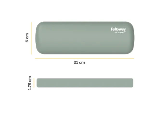Polssteun Fellowes Breyta palm saliegroen 6x18cm