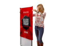 PVC Hoes voor Windtalker Stoepbord A1 met eigen print design
