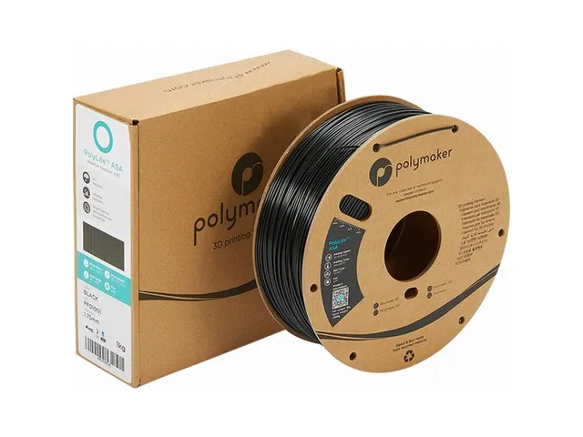 ASA 1,75mm zwart 3kg PolyLite 3D Filament