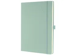Notitieboek Conceptum A4 MINT GREEN lijn 194pag 80gr HC
